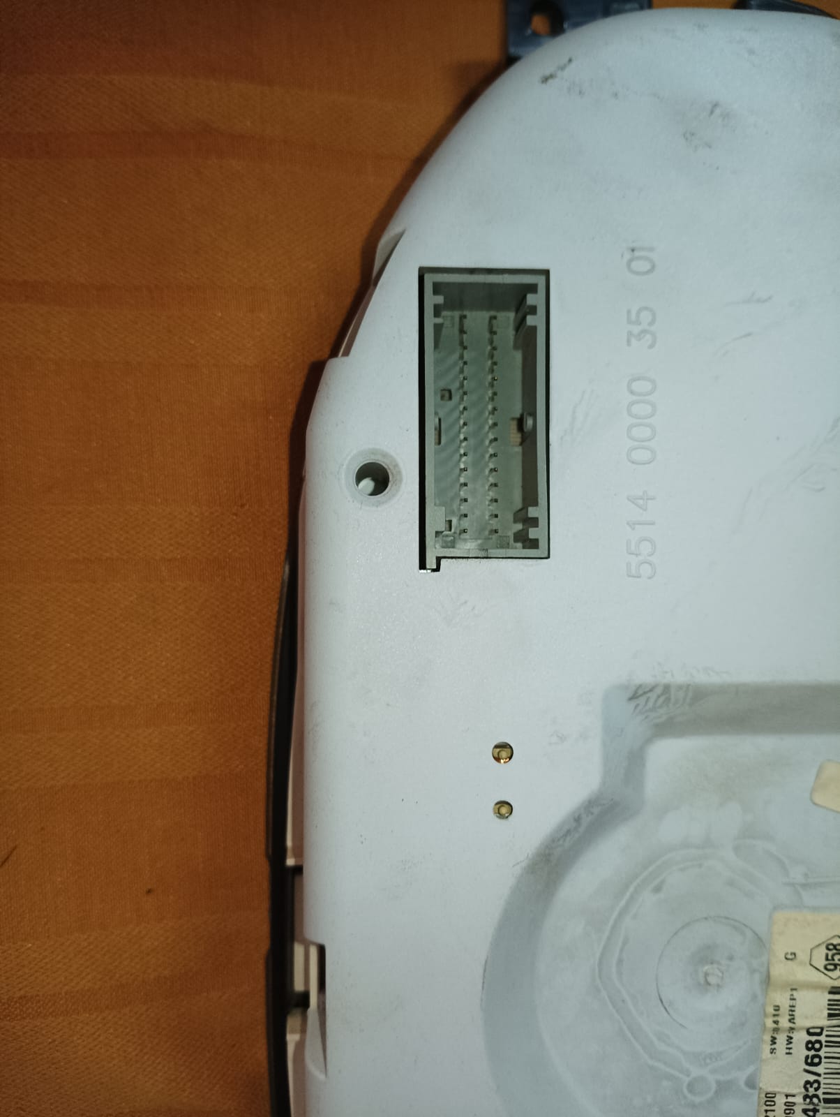 Tablero de instrumento de renault clio 2007