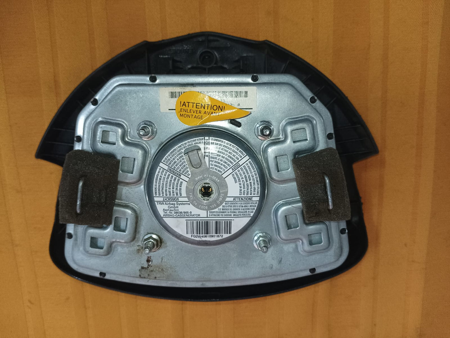 Airbag conductor de renault clio 2007