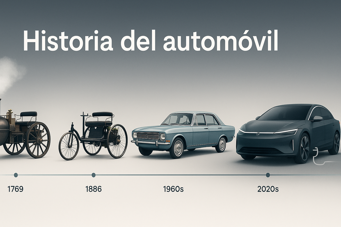 Evolución del automóvil: de vapor a autos eléctricos