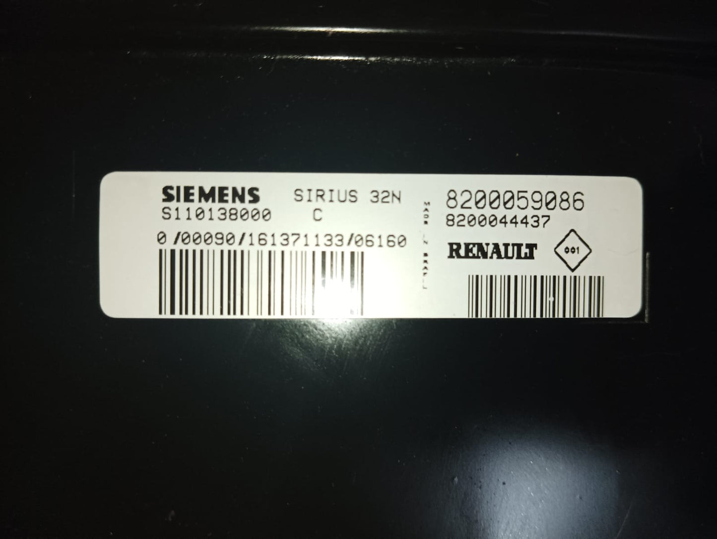 Computadora o ecu de Renault Clio manual  2007 16 valvulas 1.6