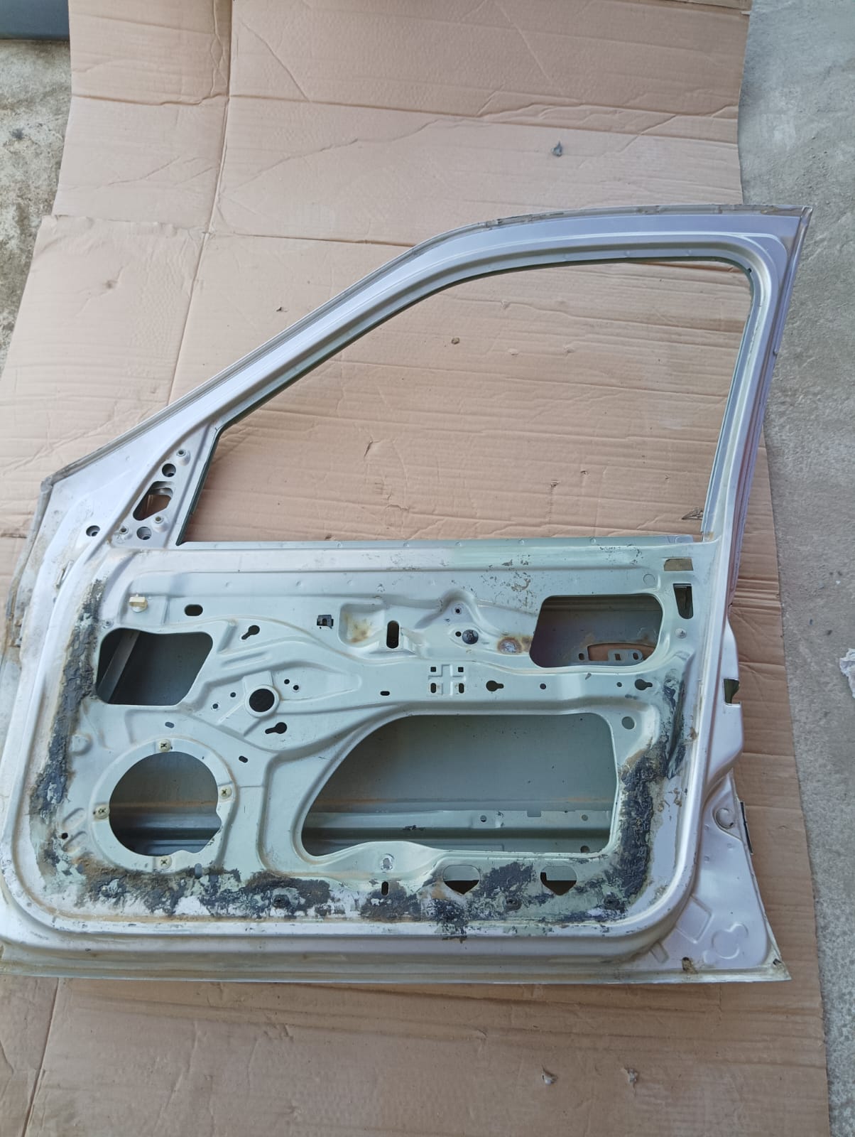 Puerta delantera derecha con su moldura de Renault Clio 2007