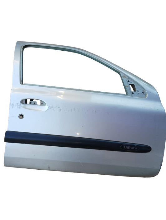 Puerta delantera derecha con su moldura de Renault Clio 2007