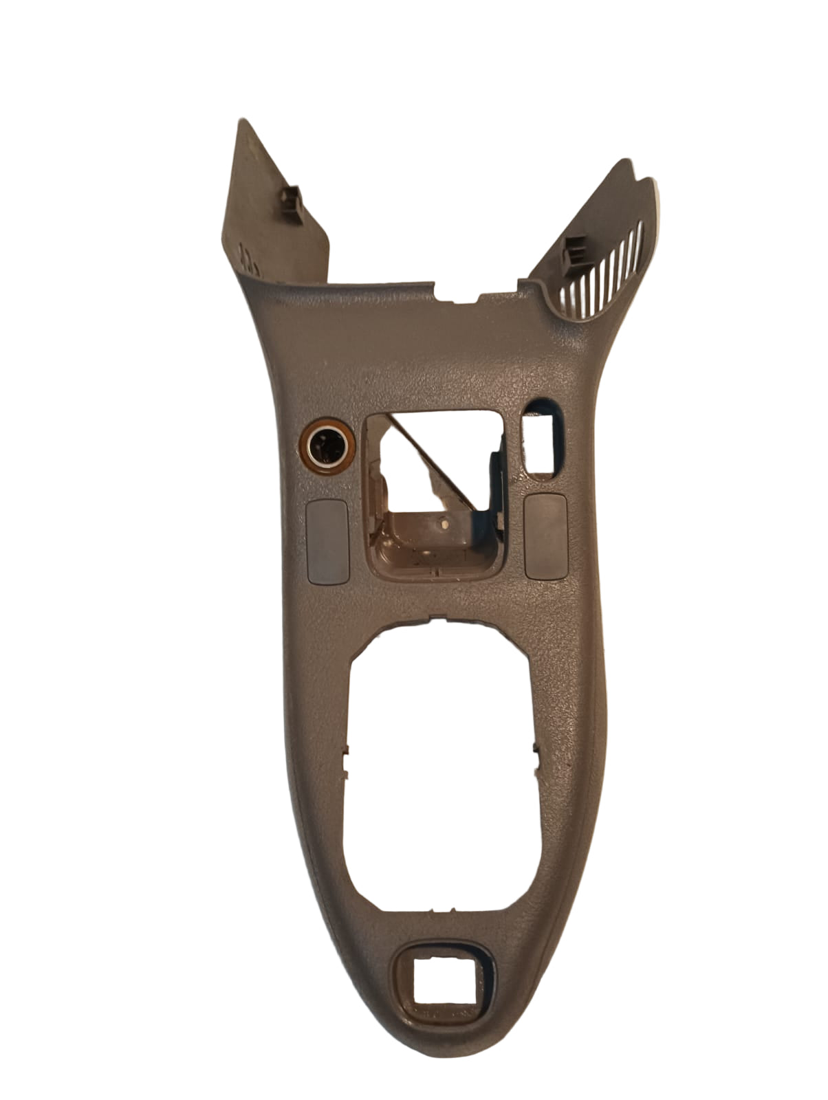 Cubre selectora o moldura  embellecedor de la consola central de Renault Clio 2007 sedan