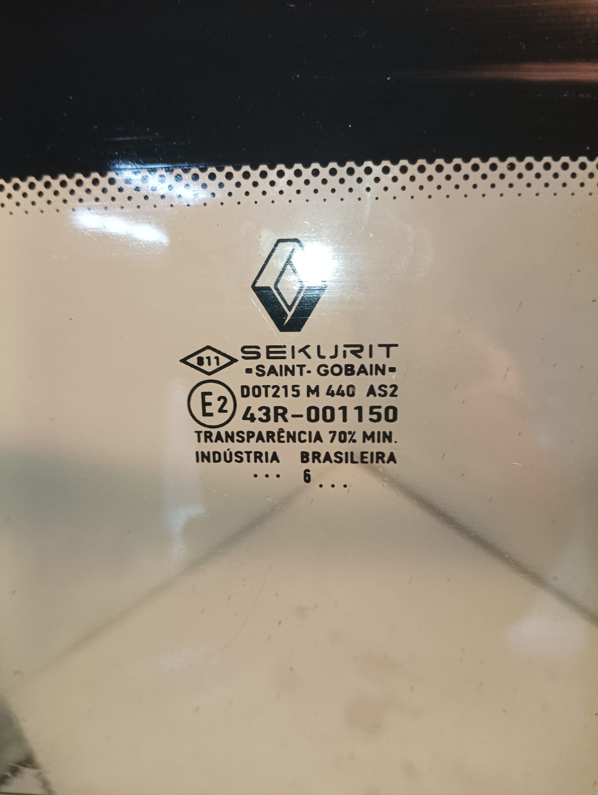 Luneta trasera original para Renault Clio 2007 sedán