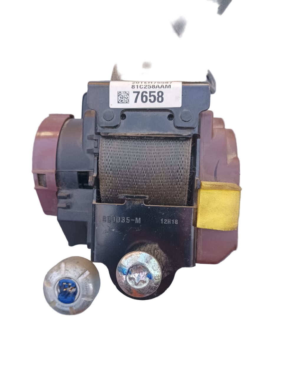 Cinturón de seguridad delantero derecho original para Chevrolet Spark GT 2012