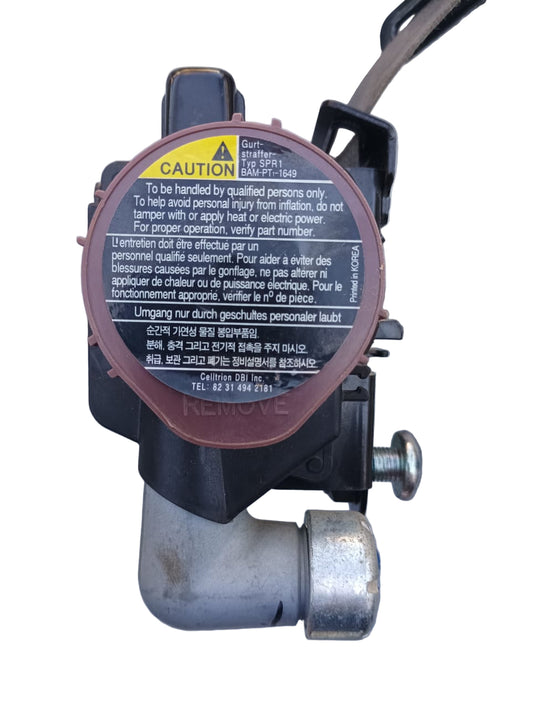 Cinturón de seguridad delantero derecho original para Chevrolet Spark GT 2012