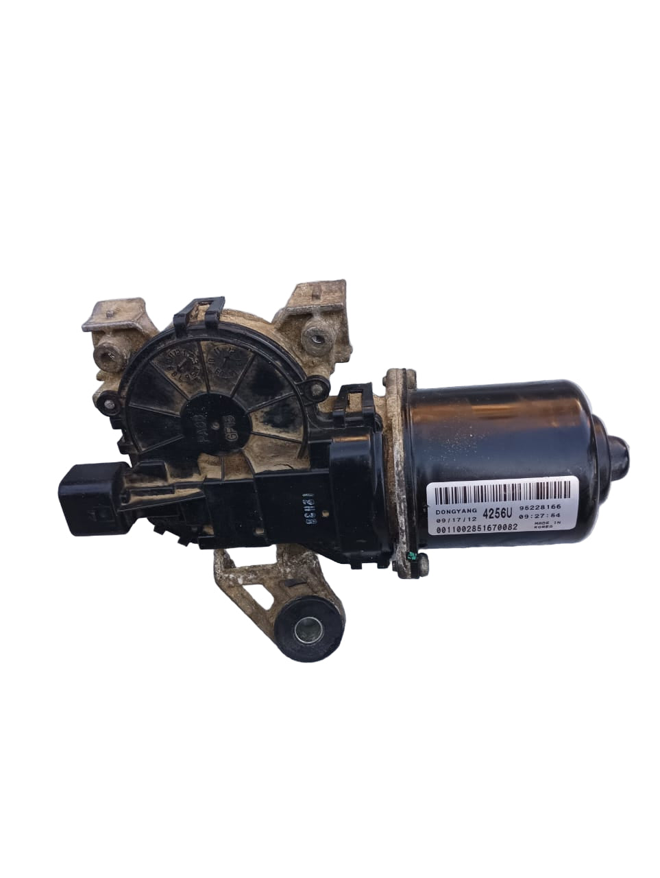 Motor de limpiaparabrisas  del Chevrolet Spark GT 2012